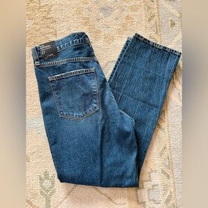 NWT J. Crew Classic Slim Boyfriend Straight Denim Blue Jeans